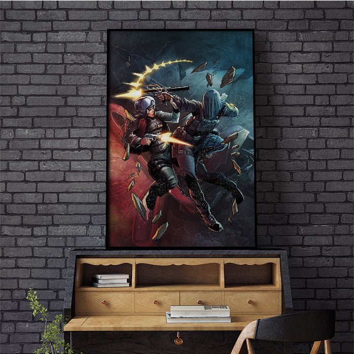 Nokk vs Thunderbird - North Star - Six Siege art - Fine Art Print